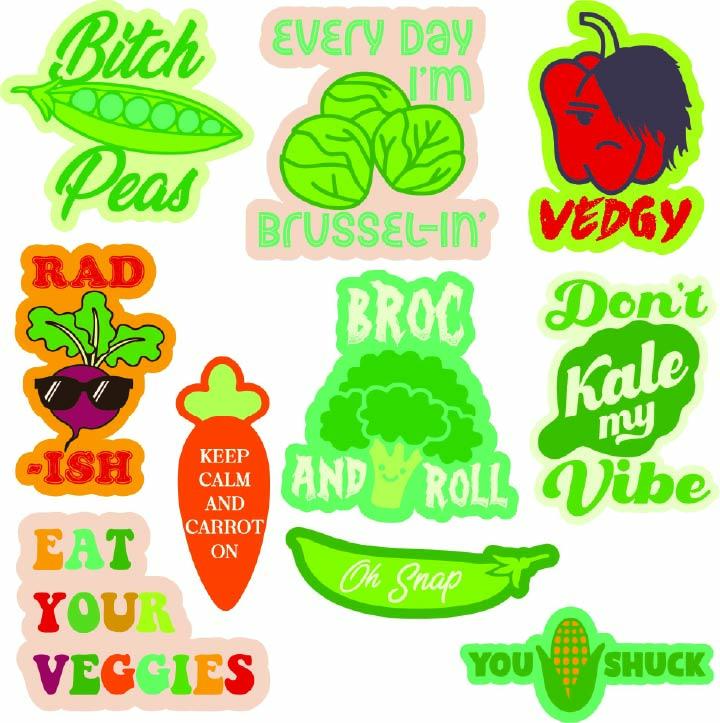 Veggie Sticker Extra Large Stickers for Adults Funny Vegtable Adhesives with Memes Funny Stickers with Colorful Graphic Decals Funny Food Multi Veggie Sticker Extra Large Stickers for Adults Funny Vegtable Adhesives with Memes Funny Stickers with Colorful Graphic Decals Funny Food Multi