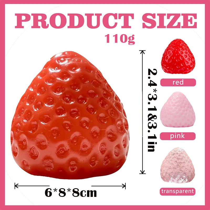 Taba Squishy Squeeze Toys FidgetToys Squishy Strawberry for Anxiety&Relaxation toys Taba Squishy Squeeze Toys FidgetToys Squishy Strawberry for Anxiety&Relaxation toys