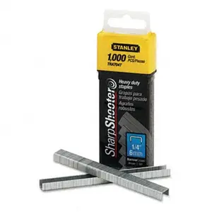Stanley Bostitch TRA704T Sharpshooter 1/4 Leg Length Staples 1000/box