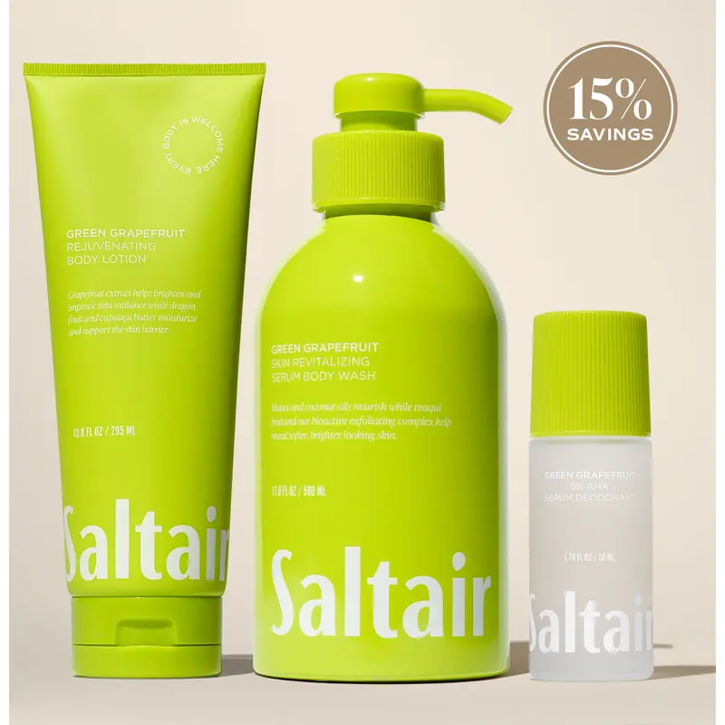 Saltair Green Grapefruit Trio - Grapefruit Rind, Lime Zest & Juicy Orange