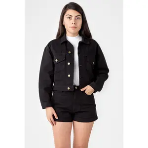 RBDW03GD - Garment Dye Cropped Bull Denim Jacket