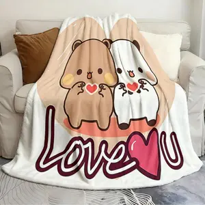 Soft Cozy Adult Blankets Bubu Dudu Exquisite Quilts Flannel Warm Blanket Soft And Comfortable Blanket Travel Blanket Birthday GiftValentine's Day Gift, Gift For Man & Women, New Year's Gift