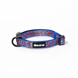 Big Mood Dog Collar - Comfortable Adjustable Collar, Happy Faces