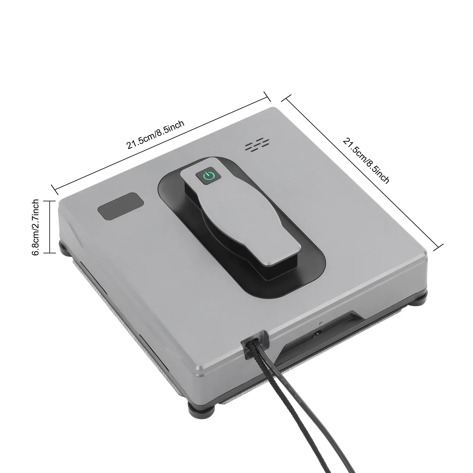 CNCEST Automatic Window Vacuum Cleaner Home Cleaning Machine - Dual Spray Robot with Ultrasonic Atomized Technology, 3 Modes, 24V, 72W, 2500Pa Suction Power for Efficient Cleaning