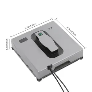 CNCEST Automatic Window Vacuum Cleaner Dual Spray Robot Cleaner with Ultrasonic Atomized Technology & 3 Modes for Efficient Cleaning 24V 72W 2500Pa Suction Power