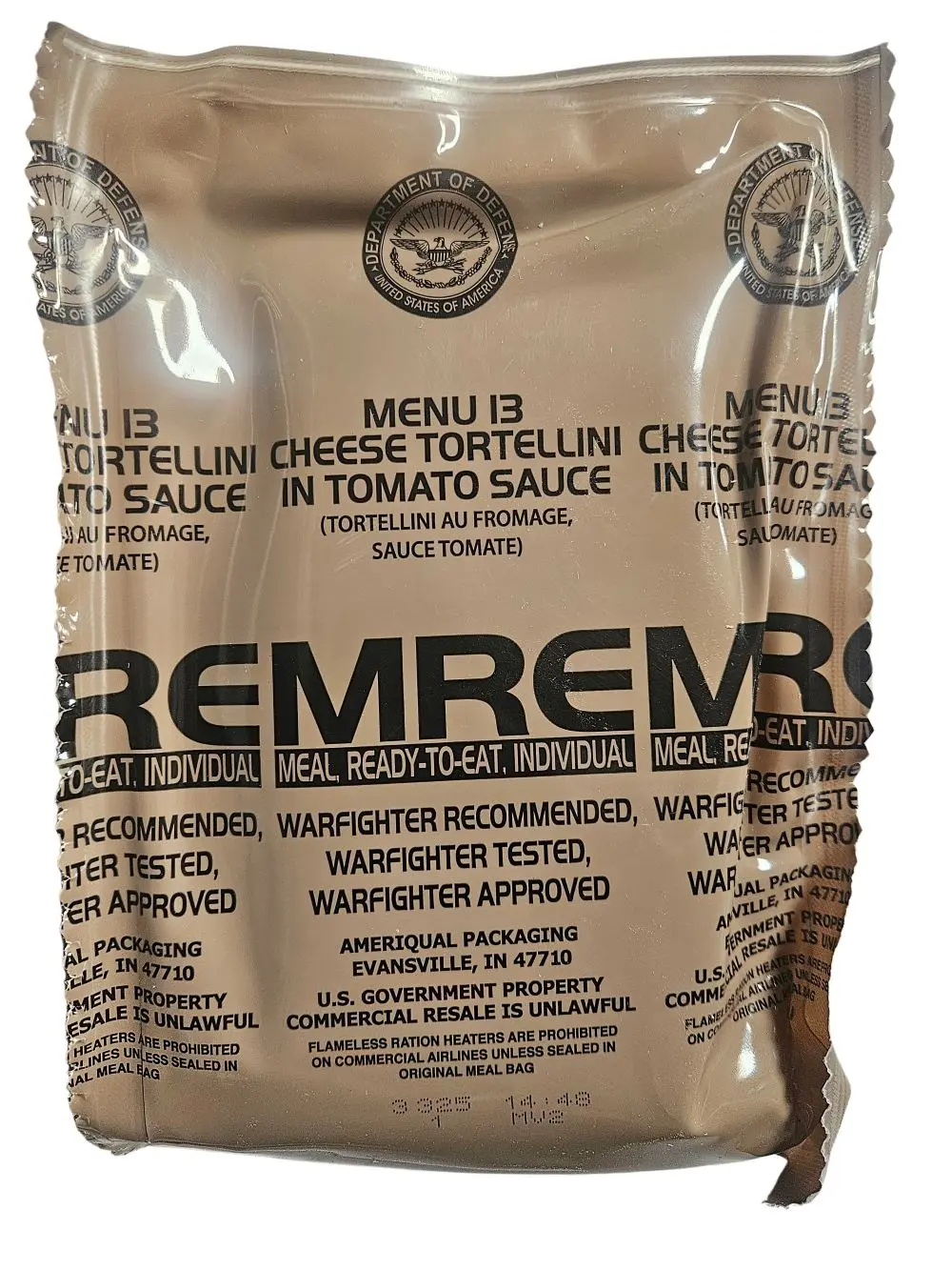 MRE - Cheese Tortellini MRE - Cheese Tortellini