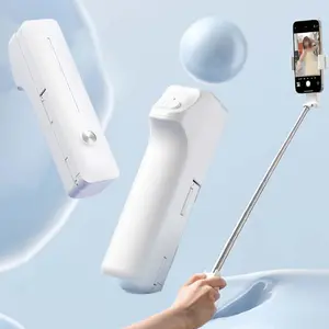 i6 Mini Bluetooth-compatible Selfie Stick Tripod, 360° Rotatable & Foldable Phone Holder, Compatible with iPhone/iPad Android, Ideal for Vlogging, Live Streaming, Travel