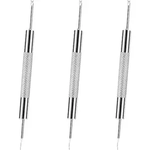 3PCS Watch Band Remover Tool, Double-Ended Spring Bar Tool, Watch Strap Adjustment Tool for Watch Link Removal.