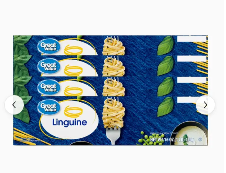 4-Pack Linguine & Spaghetti Pasta (Classic Flavor)