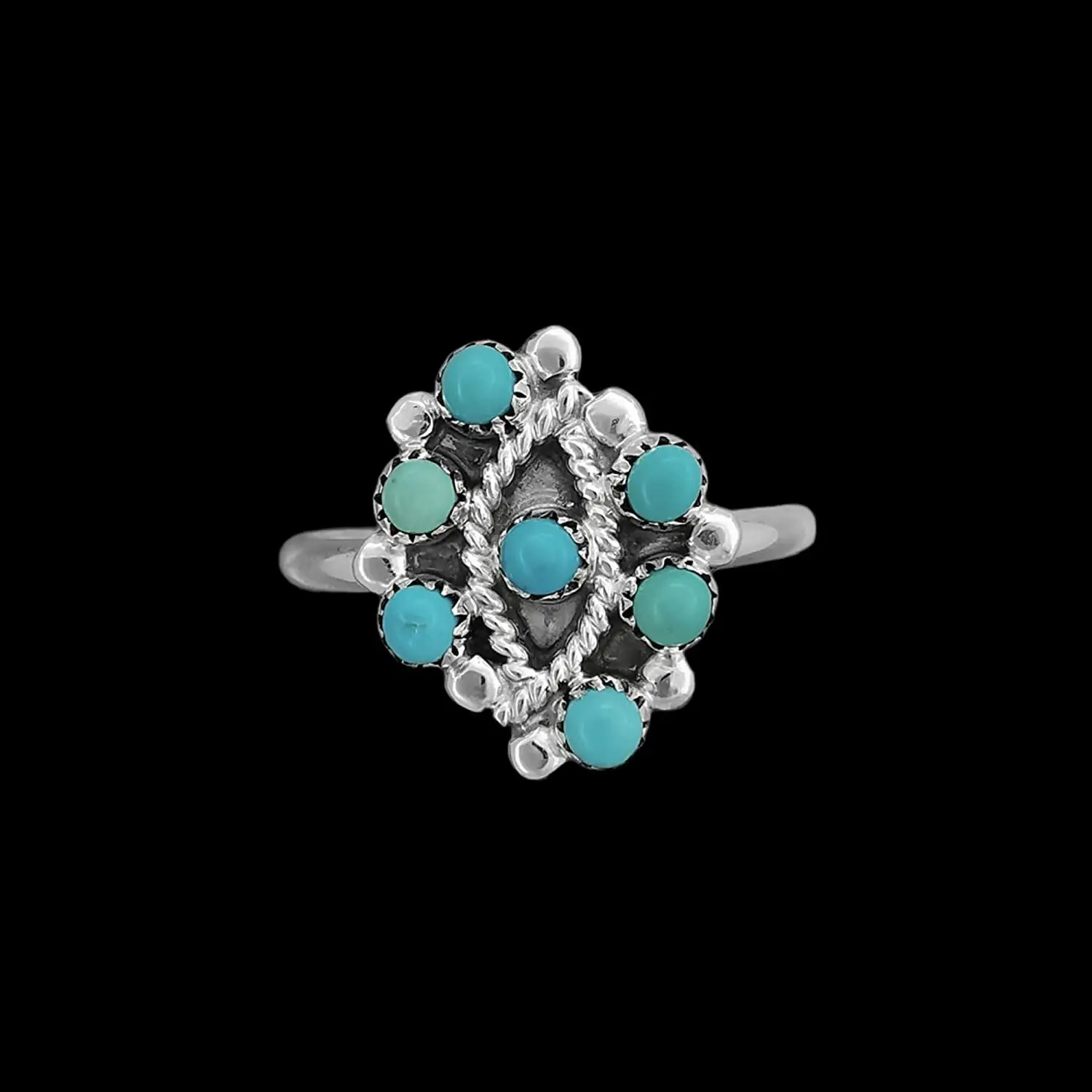 Turquoise Ring, 925 Sterling Silver Ring, Sleeping Beauty Turquoise Ring, Navajo Ring, Native American Handmade Jewelry