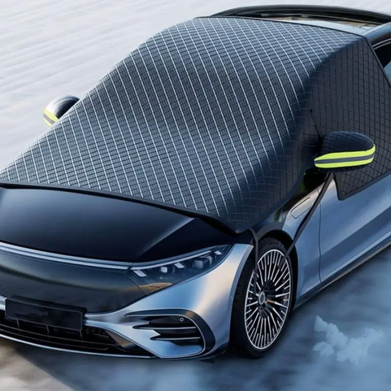 Car Windshield Sunshade, Windshield Snow Cover, Car Windshield Protector, Universal Car Exterior Accessories for Winter, Vehicle, Auto, Car Sunshade W