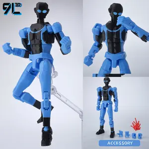 9L 3D Invincible Boy Lucky13 Dummy13 Conquer Invincible Mark Titan13 T13  Anime Action Figure Model Collectible Children's Gifts