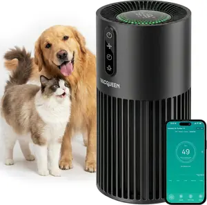 HEPA Air Purifiers for Home Pets, Smart WiFi Air Purifiers for Bedroom, Timer and Alexa Control, Cover 1800 Ft², PM2.5 Monitor, Sleep Mode, Washable Filter Air Cleaner for Pet Hair Odors Smoke Dust
