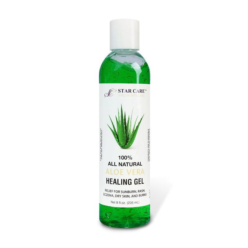 Star Care 100% All Natural Aloe Vera Healing Gel 8oz
