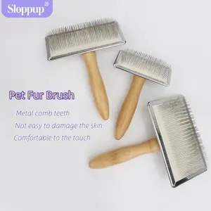 Pet Grooming Comb for Dogs & Cats, Efficient Deshedding Brush, Soft Bristles Design, Easy Pet Hair Removal Tool, Essential Cat Dog Care Accessory