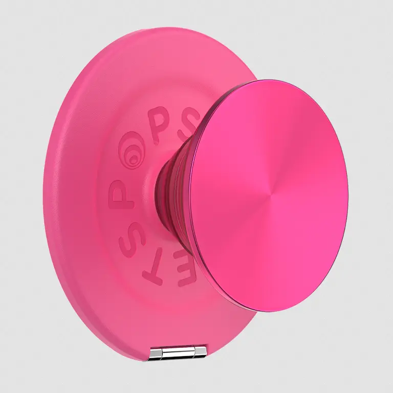 popsockets Aluminum Fuchsia  MagSafe Kick-Out Grip & Stand