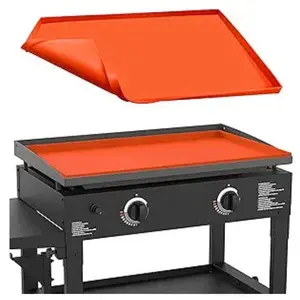 28" Silicone Griddle Mat for Blackstone 28 Inch Grill, Heavy Duty Food Grade Silicone Griddle Cover, Protect Your Grill from Dirt & Rust All Year Round