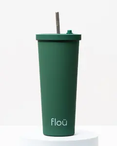 Stainless Steel Classic Tumbler with Straw 28 oz