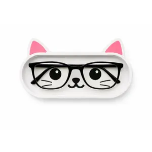 Kawaii Cat Glasses Holder – Desk Organizer, Eyeglass Stand