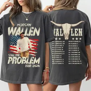 Wallen Still The Problem Tour 2026 Shirt, Double Sided Tee, Back Print Tour Dates, Country Concert, Gift Idea