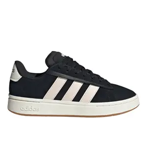 adidas Womens Grand Court Alpha 00S Lace Up Sneakers Shoes Casual - Black