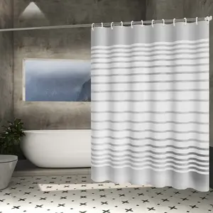 Large Peva Shower Curtain Set, Bathroom Door Divider & Privacy Screen, Ideal for Bathrooms Kitchens Living Rooms Outdoor Use, Waterproof Bathroom Curtain