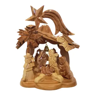 Olive Wood Nativity Scene from the Holy Land