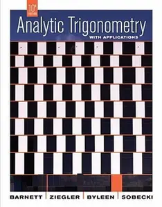 USED-Analytic Trigonometry with Applications by Raymond A. Barnett (Hardcover)