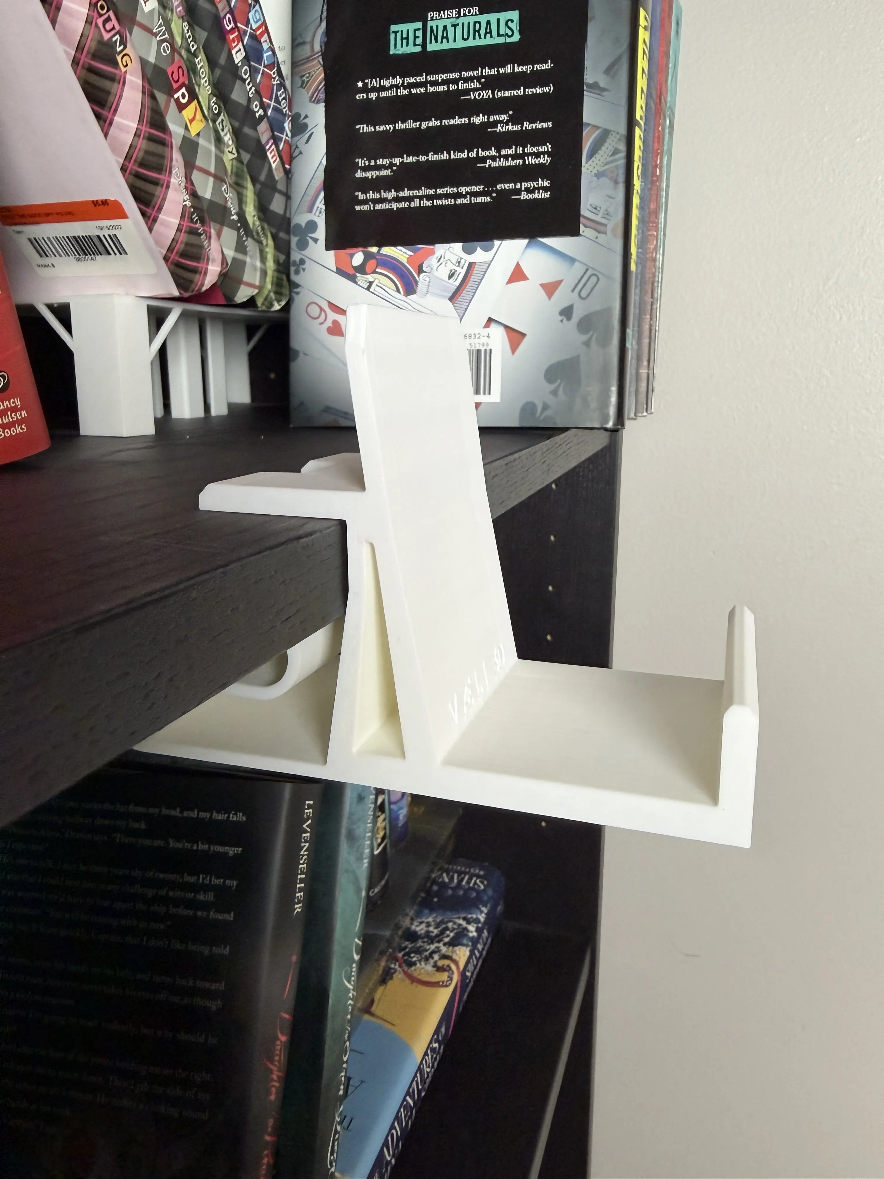 3D Printed Bookshelf Display Clip | High Profile Book Holder | BookTok Gift