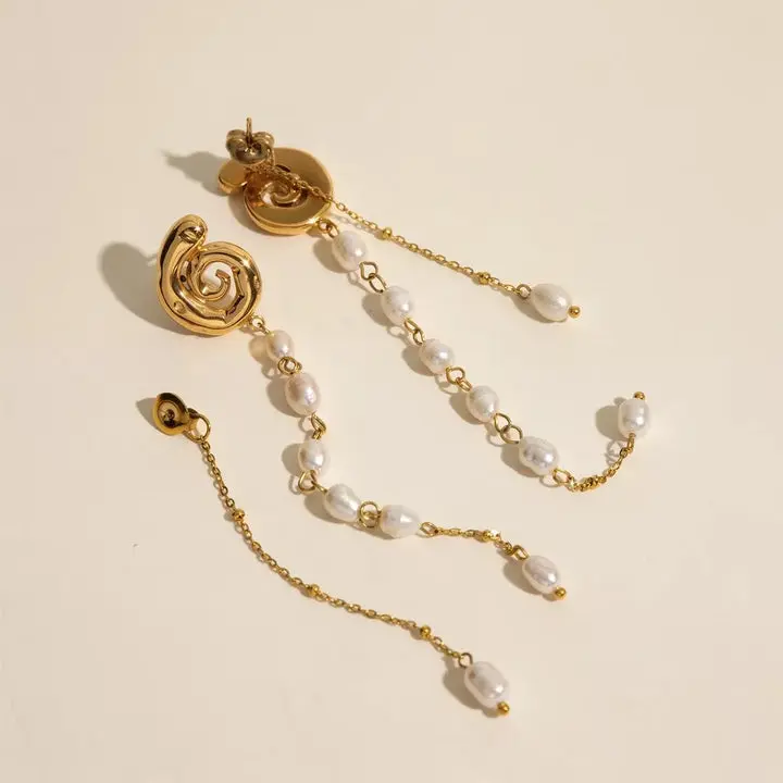 Aurora Teardrop Design Costume Earrings, Tarnish-Resistant Fashion Accessories for Females, Adults' Everyday Wear