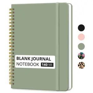 140 Pages Lined Spiral Binding Journal Notebook, College Blank Paper Journal Hardcover for Work & Note Taking, Journals for Writing & Drawing, A5 Size