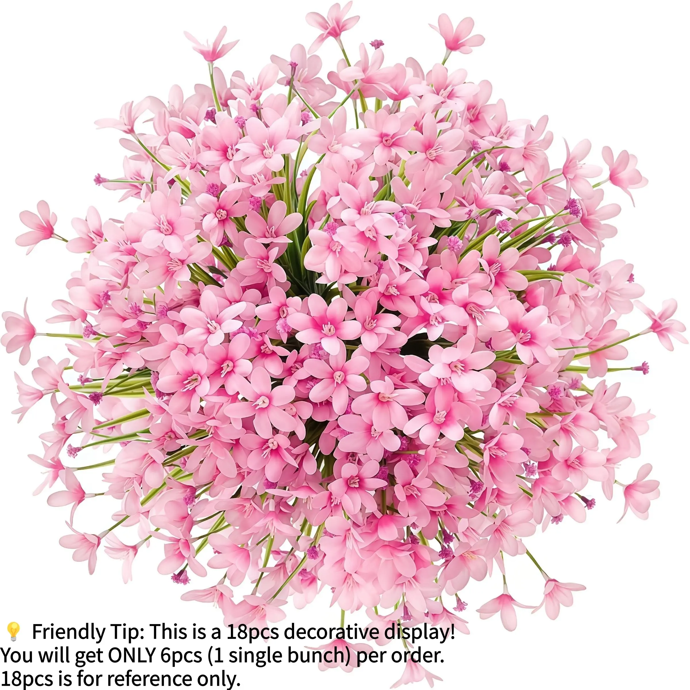 Artificial Lucky Daffodils, UV Resistant Decorative Faux Flowers Flower Arrangement Fake Flowers, Outdoor Decor & Home Decor for Garden, Porch, Window Sill, Patio, Table Centerpiece