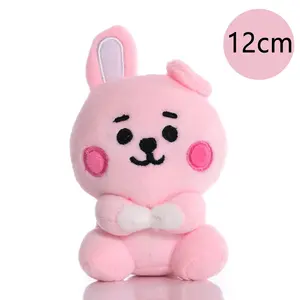 Hot BTed 21Plush Toys Kawaii Mini Keychain Anime Pendant Ornament for Kids 12-22cm Bt Peripherals Soft Stuffed Animals Doll Gift
