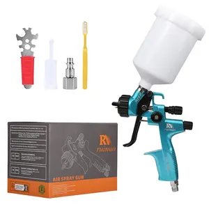 RN-8900B pneumatic spray gun lake blue upper pot car topcoat spray gun high atomization paint spray tool 1.3mm Paint Spraying Tool