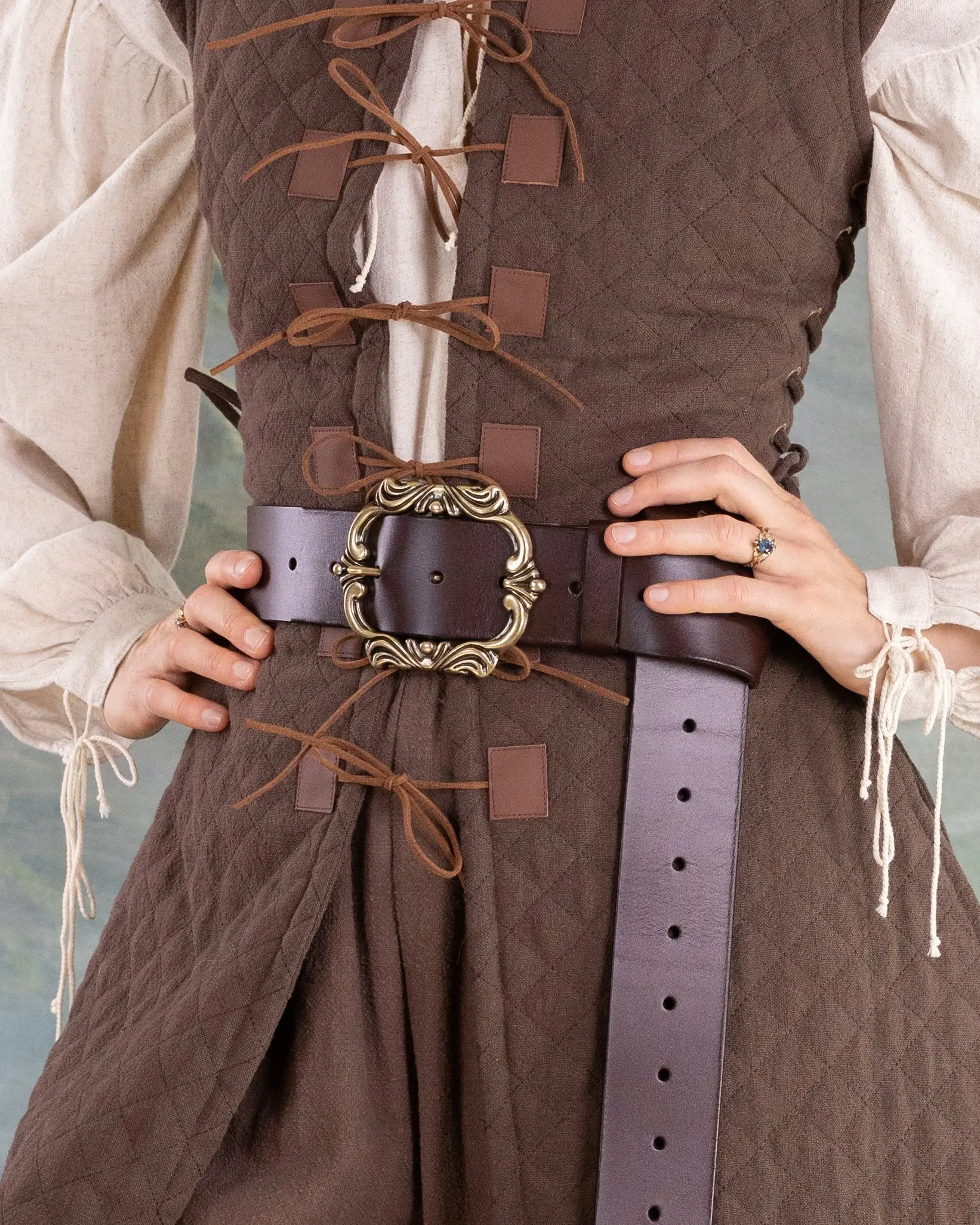 Leather Pirate Belt Leather Pirate Belt