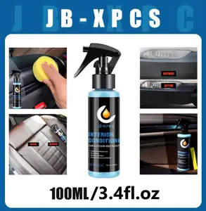Car Interior Conditioner, Car Interior Protection Coating Spray, Automotive Interior Coated Plastic Leather Glazing RefurbishmentAgent Tools, Auto Leather & Plastic Restorer, Summer Essentials Car Accessories