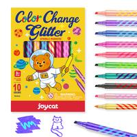 Glitter Color Changing Markers - 10PCS