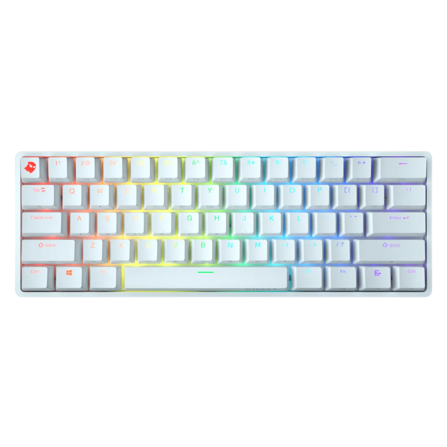 GHOST K1 60% Wireless Gaming Keyboard with MX Brown Switches & Bluetooth 5.0 for Ultimate Typing Experience Solid Cast CNC Machine Keycaps