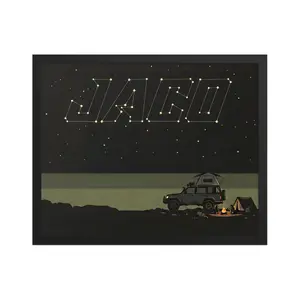 Starry Night Framed Poster Wall Art