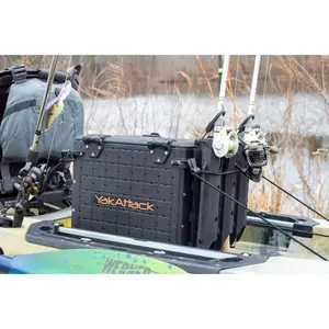 YakAttack BlackPak Pro Kayak Fishing Crate - 13" x 13" Kayak Fishing Accessory