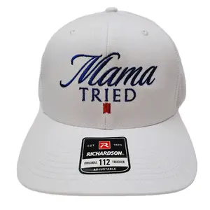 Mama Tried Mesh Snapback Embroidered Curved Bill Trucker Hat Richardson