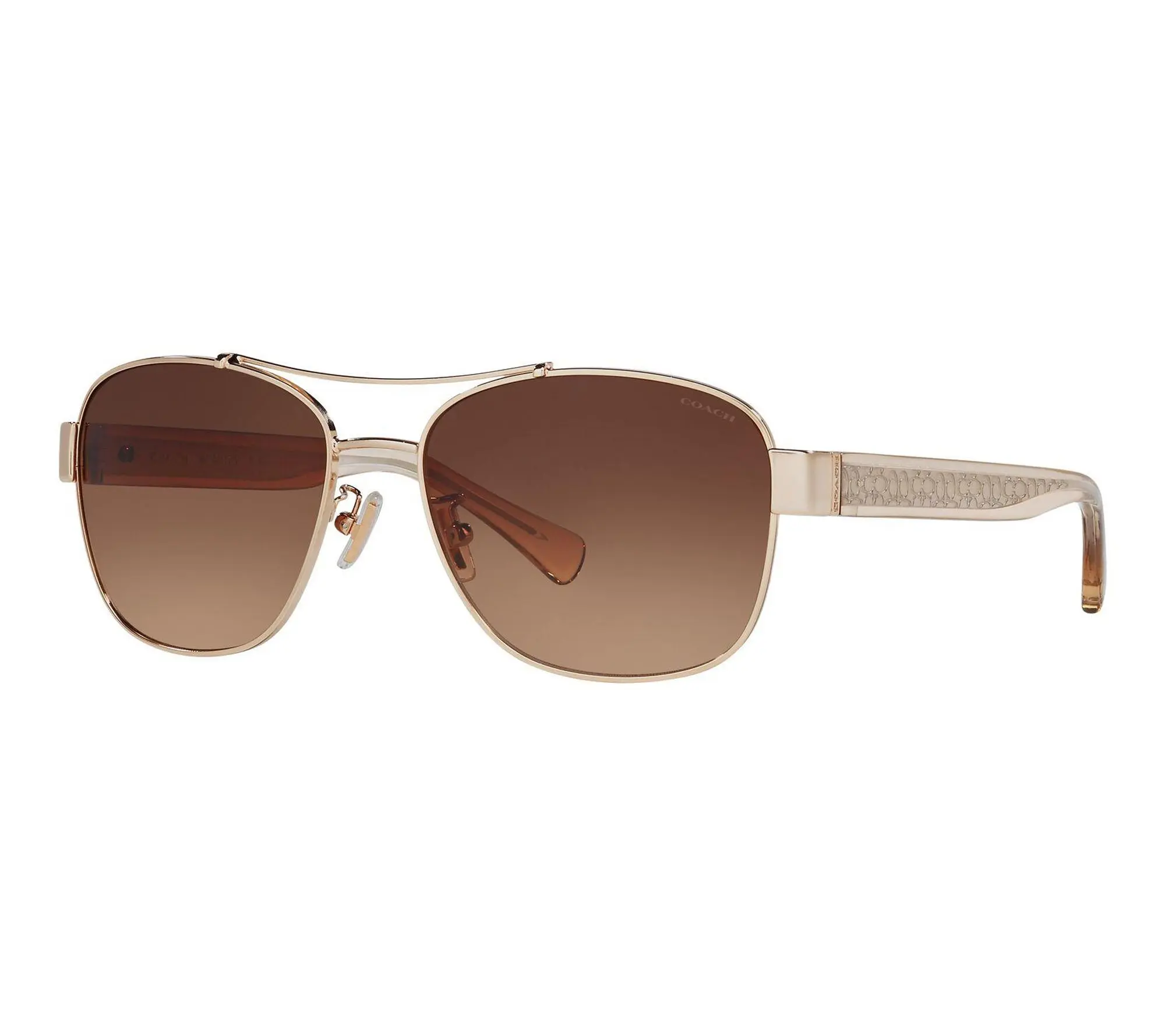 Coach Women's Sunglasses - Gold/Brown