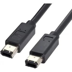 FireWire IEEE 1394 6 Pin to 6Pin 400 to 400 6-6 ilink Cable 1.8m Black