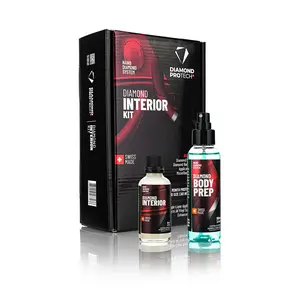 Diamond ProTech Diamond Interior Kit - Hyper-Versatile Protective Coating for Vinyl Rubber Plastics & Synthetic Leathers with UV Resistance & Hydrophobic Effect