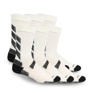 6 Pack - Alpaca Crew Length Athletic Socks