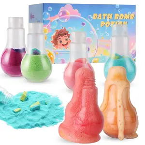 6pcs Bottle of Powdered Bubble Bath Bombs, Aromatherapy with Plenty of Bubbly Colorful Fizzy Fun, Enjoy a Variety of Bathing Experiences. Just Add Water to Indulge in the Scientific Magical of a Bath Additive, Suitable Valentines Day and Christmas Gift