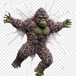 Stickers - Gorilla Pattern, Textured Surface, Ideal for Decoration