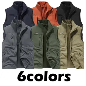 Autumn/Winter Vest 2-Pack – Versatile, Comfortable, Warm Streetwear for Outdoor Work, Fishing, Photography; Multifunctional with Multiple Pockets tiktokshopspringglowup