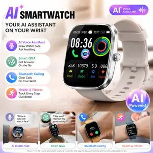 [Summervibes] Tukio 2026 New AI 1.89-inch touchscreen smartwatch featuring fitness tracking, sleep monitoring, step counting, and a stopwatch—the perfect holiday gift for fitness enthusiasts