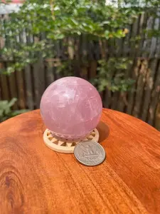 Lavender Rose Quartz Sphere - 53mm